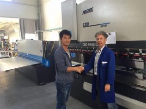 Siprus Klien Ngunjungi Pencet Brake Mesin Lan Mesin Buncis ing Pabrik Kita