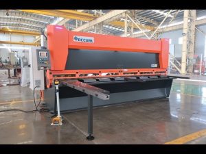 Master variabel nyebar karo CNC hydraulic guillotine shears MS8-10x4000mm