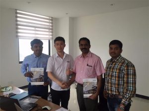 Pelanggan Sri Lanka Ngomong Teknologi karo Mr.Tai nang Kantor Kita