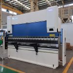 alat welding tahan lama 80T / 3200mm suhu udara panas dhuwur tekan pret rem karo DA66T sistem controly